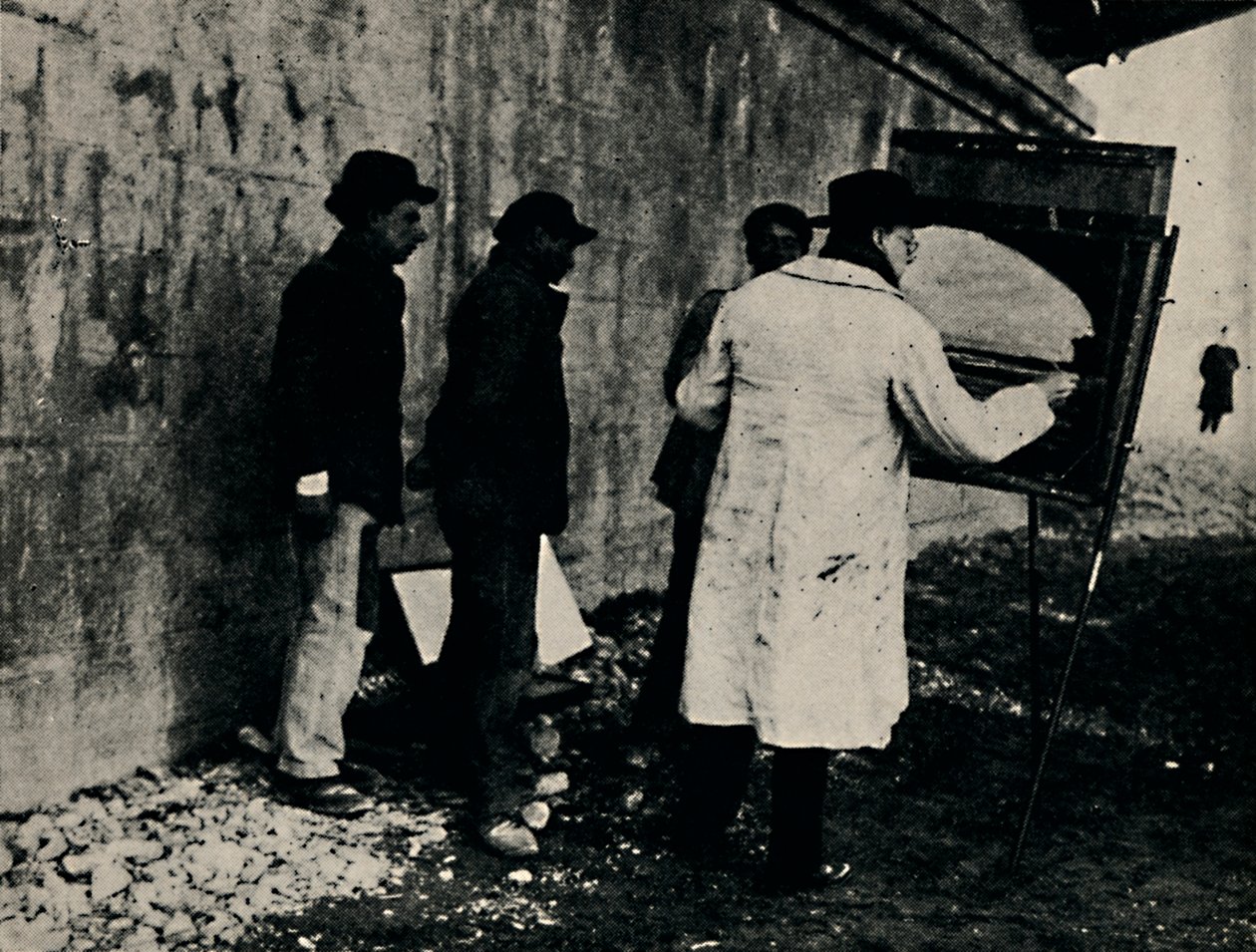 Charles Morin, Landskabsmaler, c1945. af Unbekannt