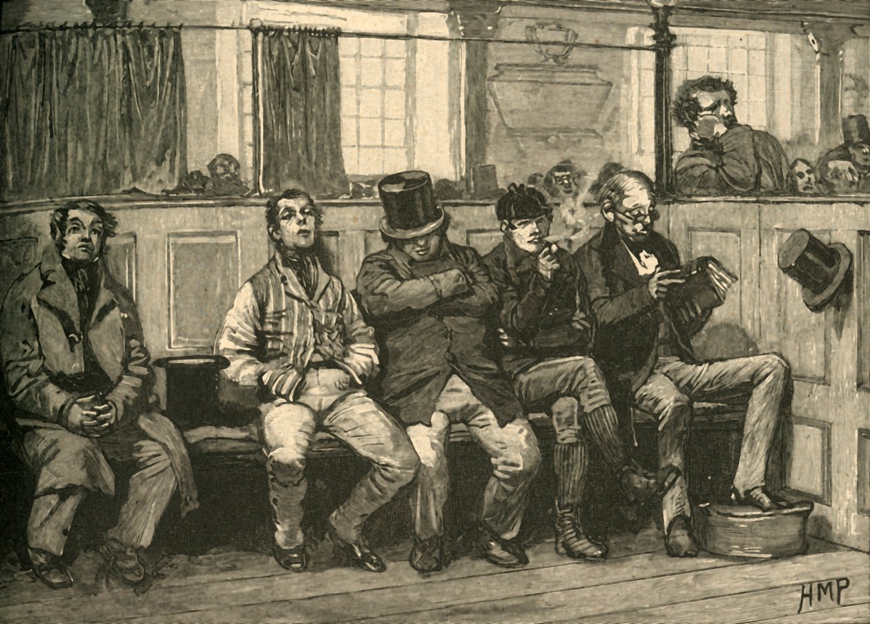 Chartister ved kirken, c1839 c1890. af Unbekannt