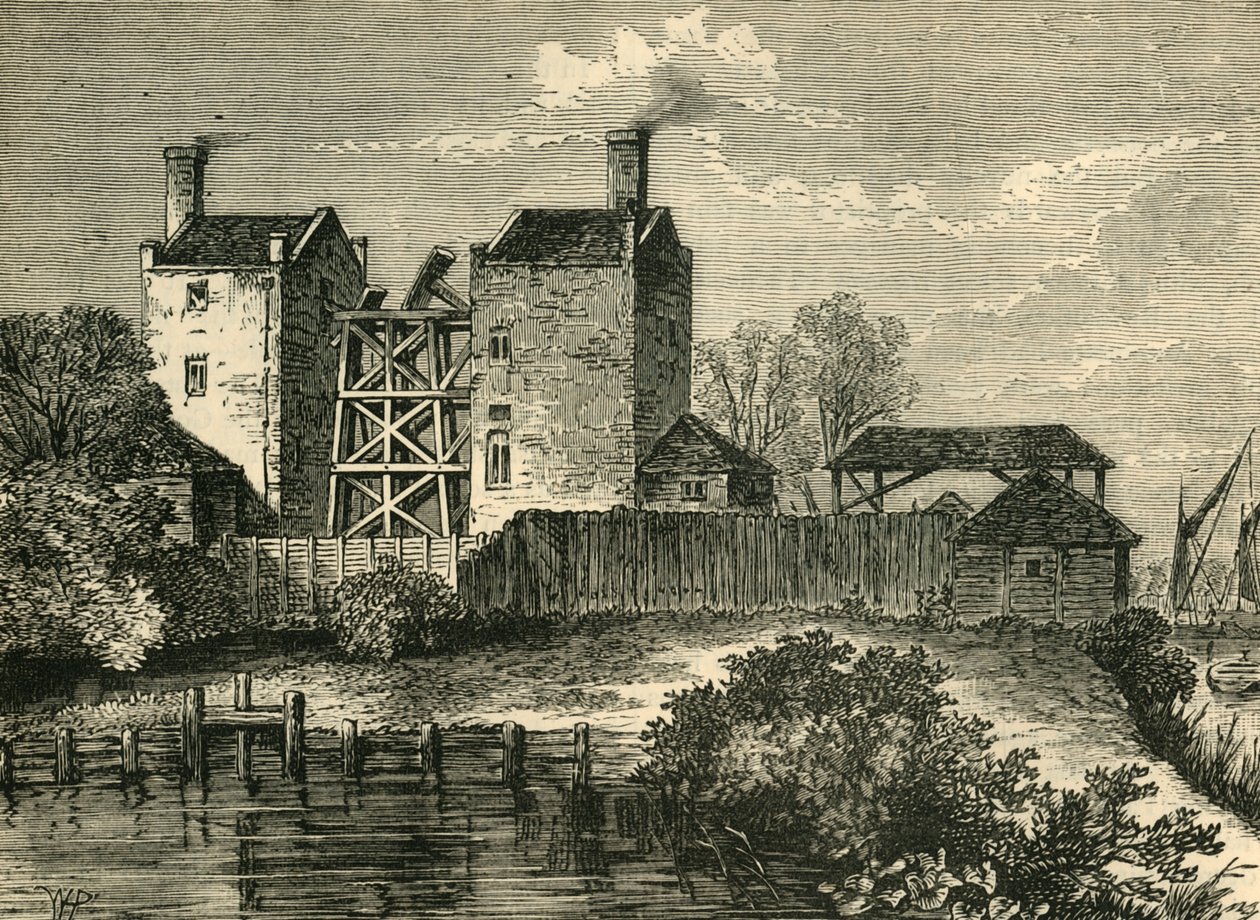 Chelsea Water-Works, i 1750, c1876. af Unbekannt