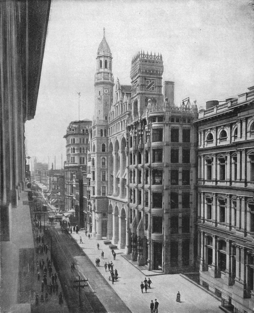 Chestnut Street, Philadelphia, USA, c1900. af Unbekannt