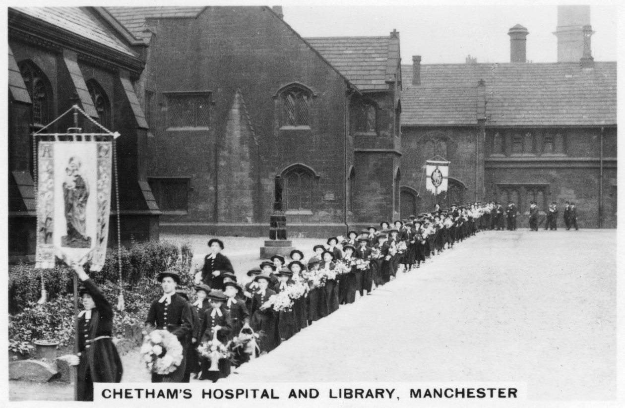 Chethams Hospital and Library, Manchester, 1937 af Unbekannt