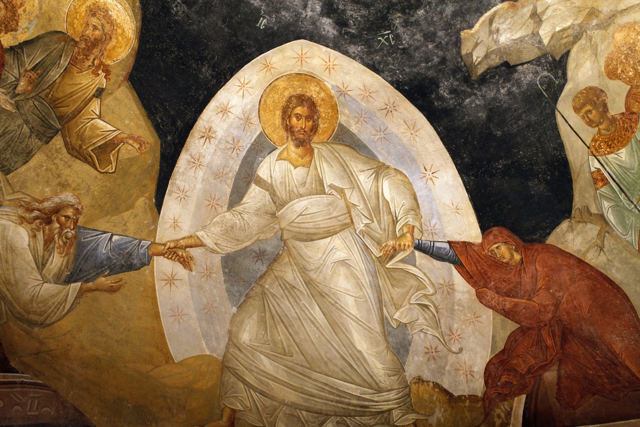 Chora kirkemuseum : Opstandelsesfresco Istanbul Turquie af Unbekannt