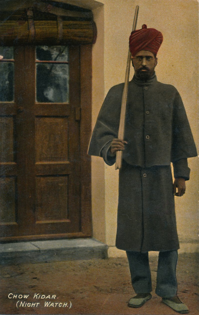 Chow Kidar Nattevagt, c1910. af Unbekannt