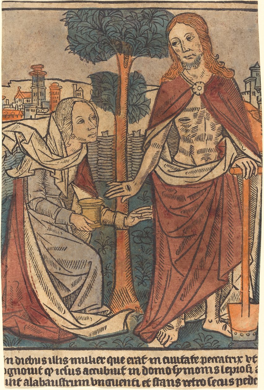 Kristus viser sig for Maria Magdalene, ca. 1500. af Unbekannt
