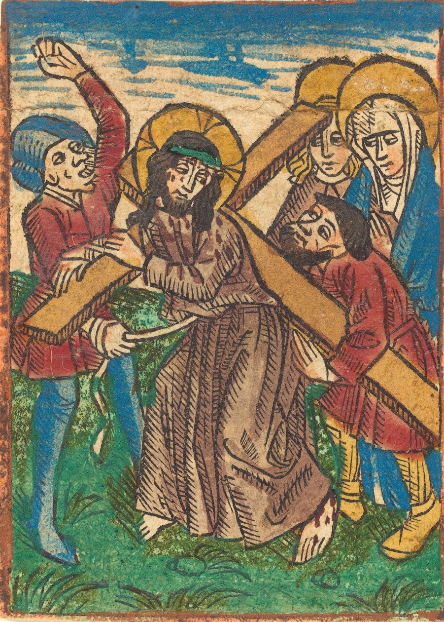 Kristus der bærer korset, ca. 1490. af Unbekannt