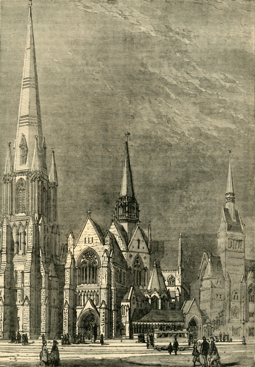 Christ Church, Westminster Bridge Road, c1878. af Unbekannt