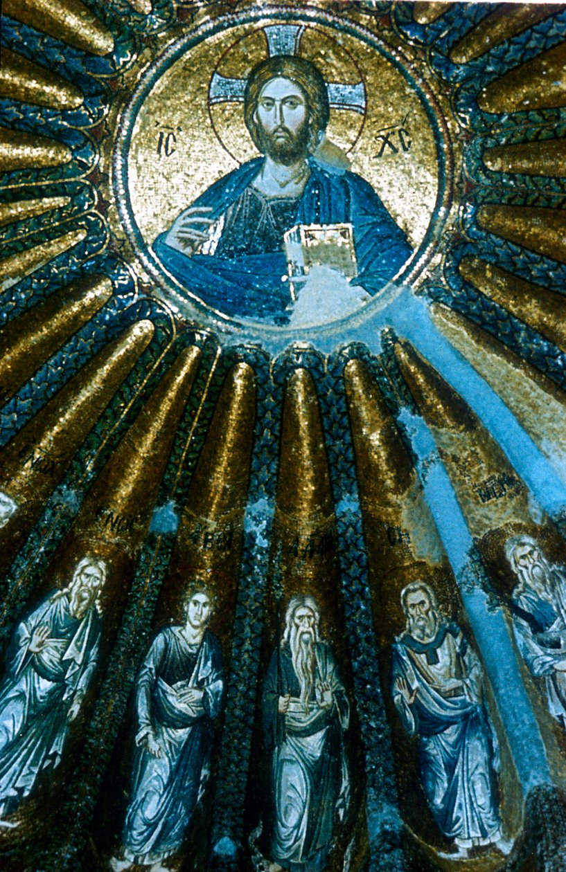 Kristus pantokrator, c1310-c1320 af Unbekannt