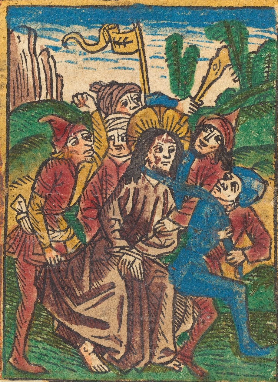 Kristus førte til fængsel, ca. 1490. af Unbekannt