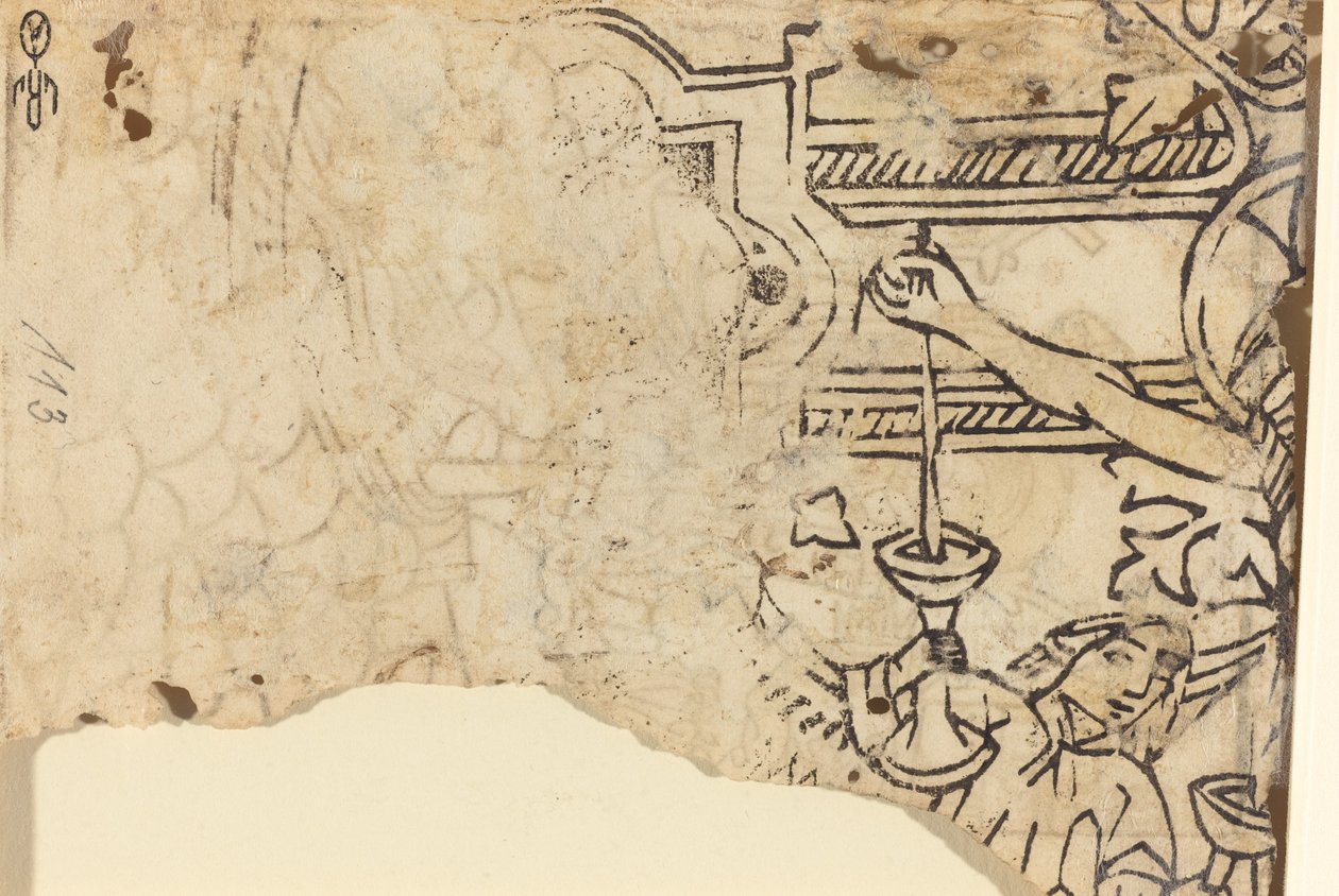 Kristus på et guldsmedekors, ca. 14501470. af Unbekannt
