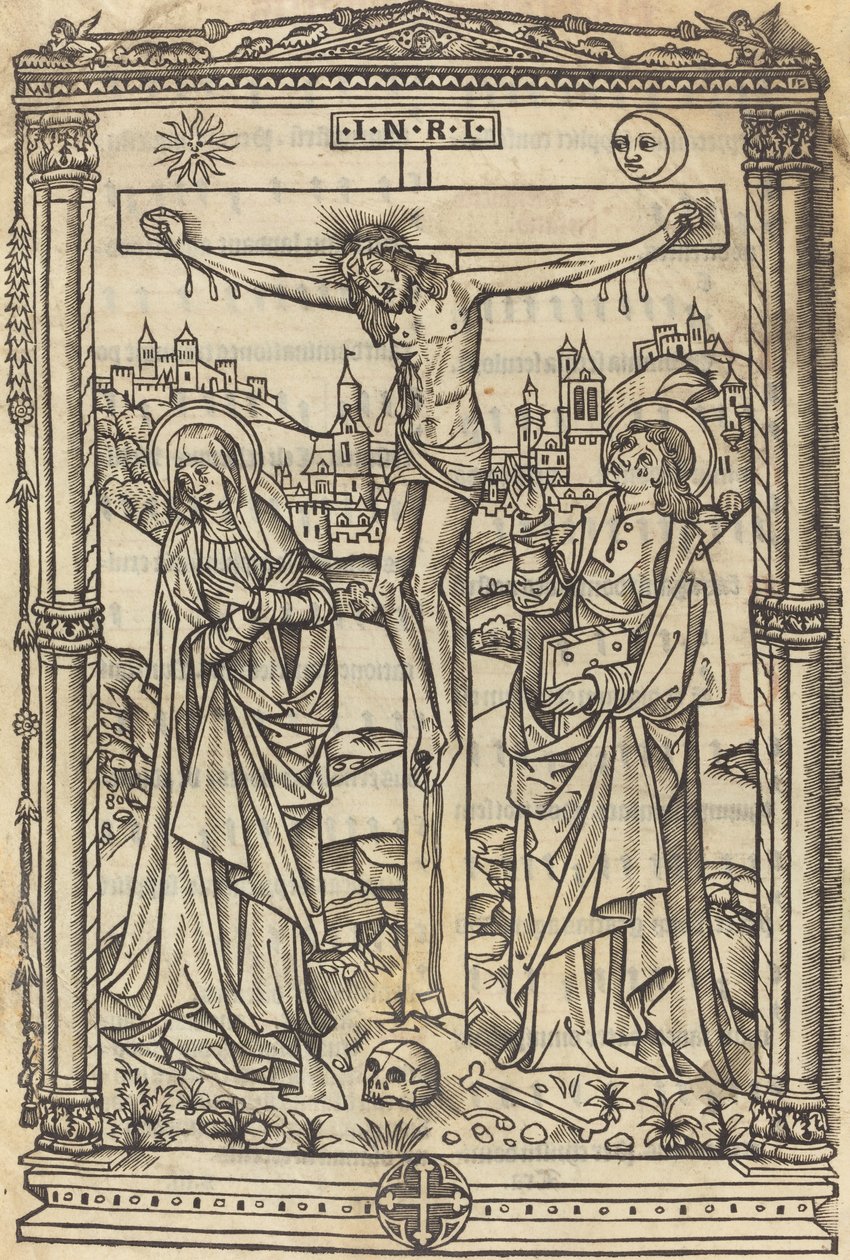 Kristus på korset, ca. 1490. af Unbekannt