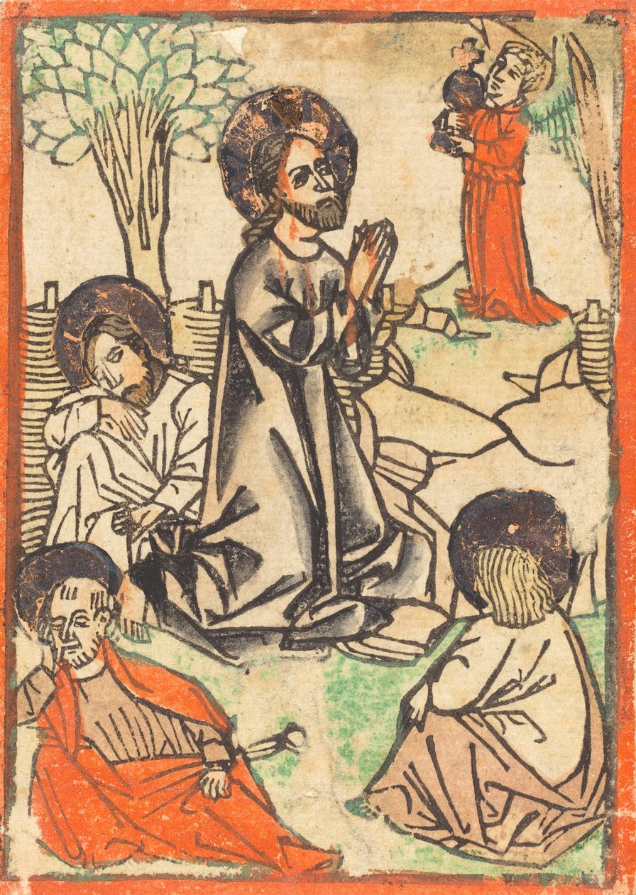 Kristus på Oliebjerget, ca. 1460. af Unbekannt
