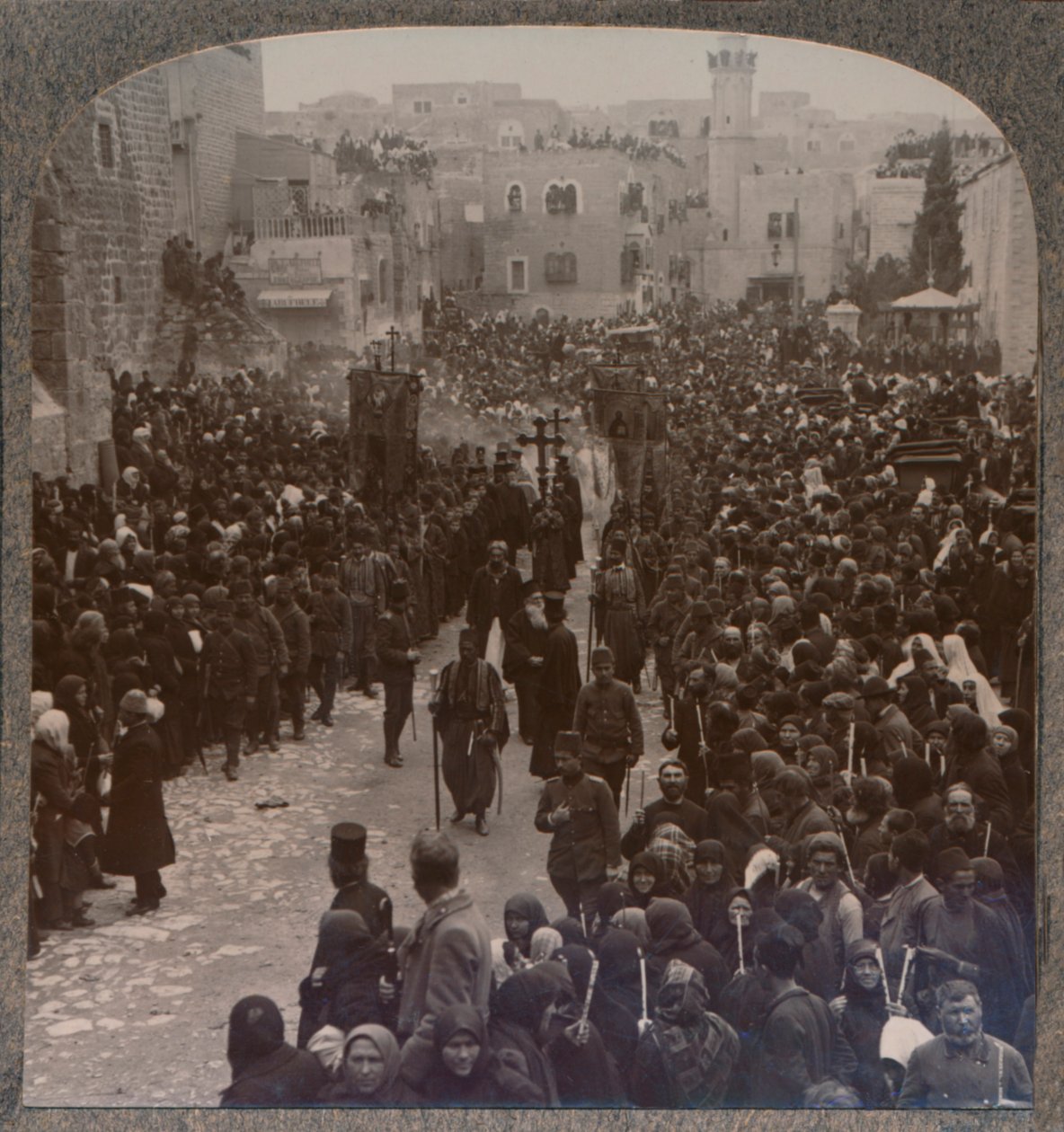 Juleoptog i Betlehem, ca. 1900 af Unbekannt
