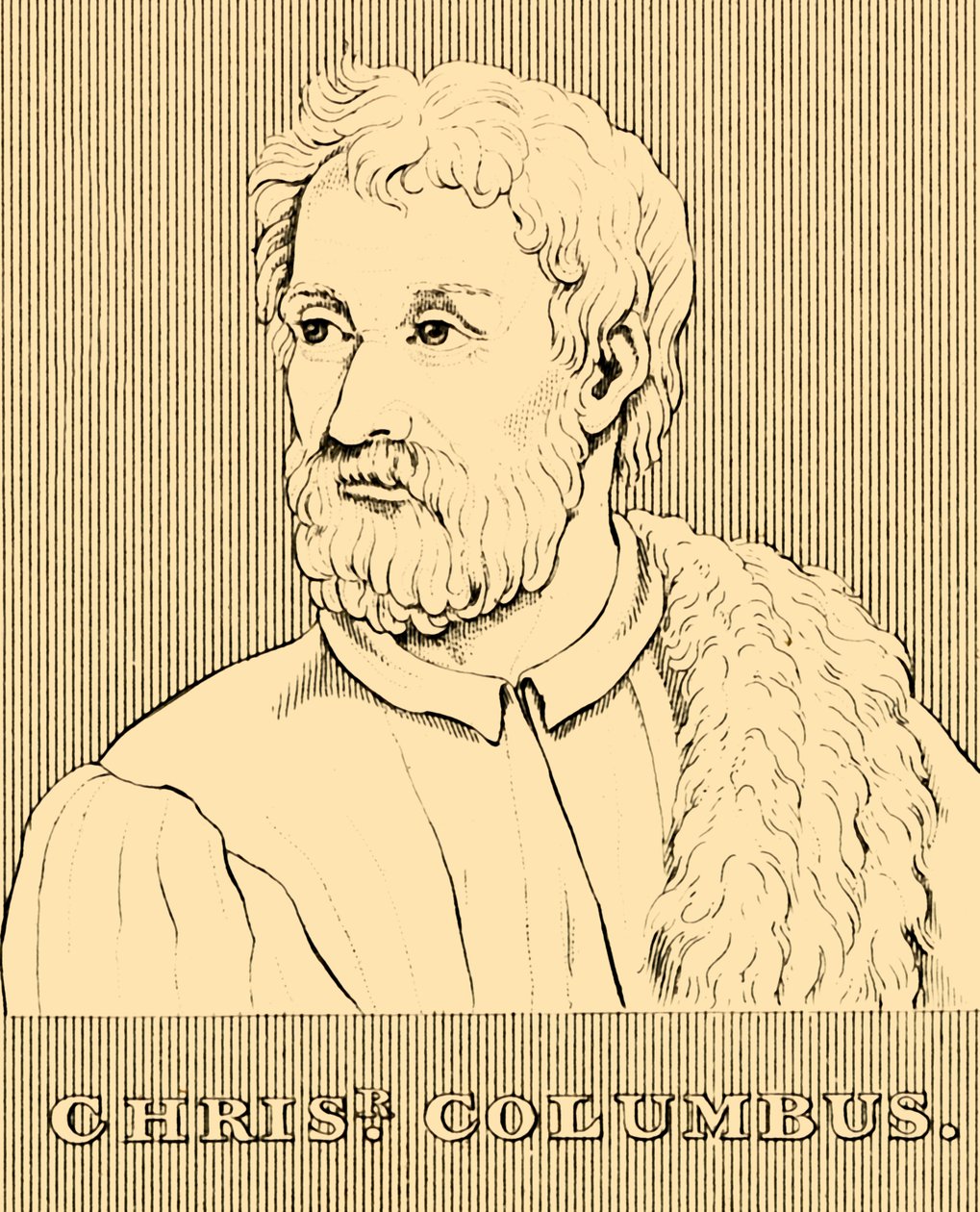 Christopher Columbus, 1451-1506, 1830. af Unbekannt
