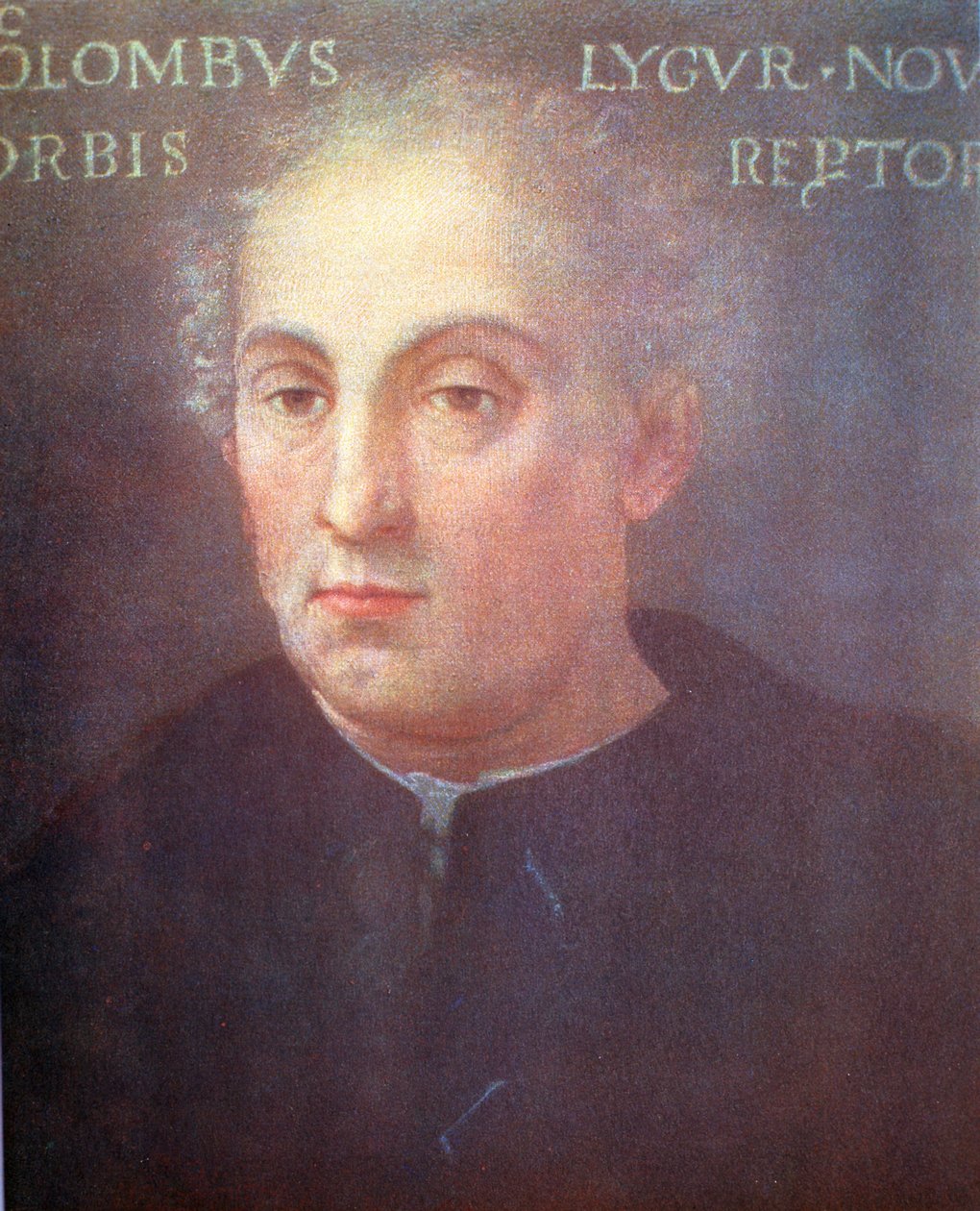 Christopher Columbus, genovesisk navigatør og opdagelsesrejsende af Unbekannt