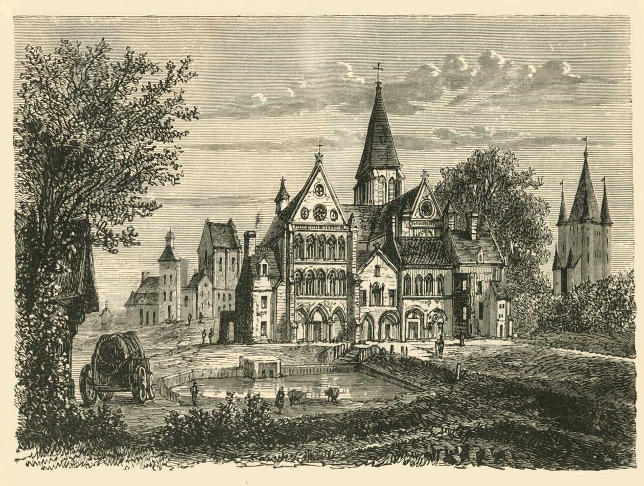 Kirke og tempeltårn, Paris, 1890. af Unbekannt