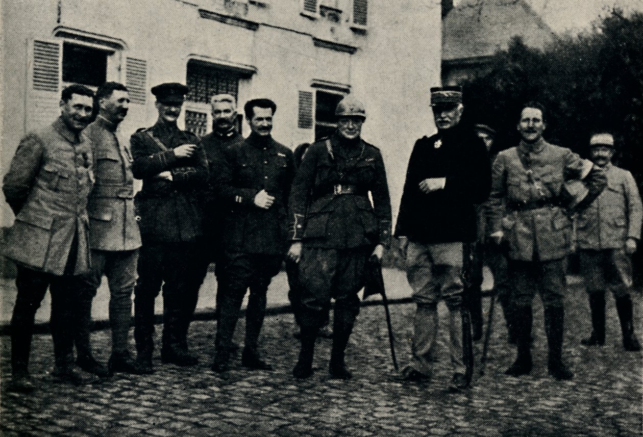 Churchill besøger Somme Battlefield, 1915, 1945. af Unbekannt