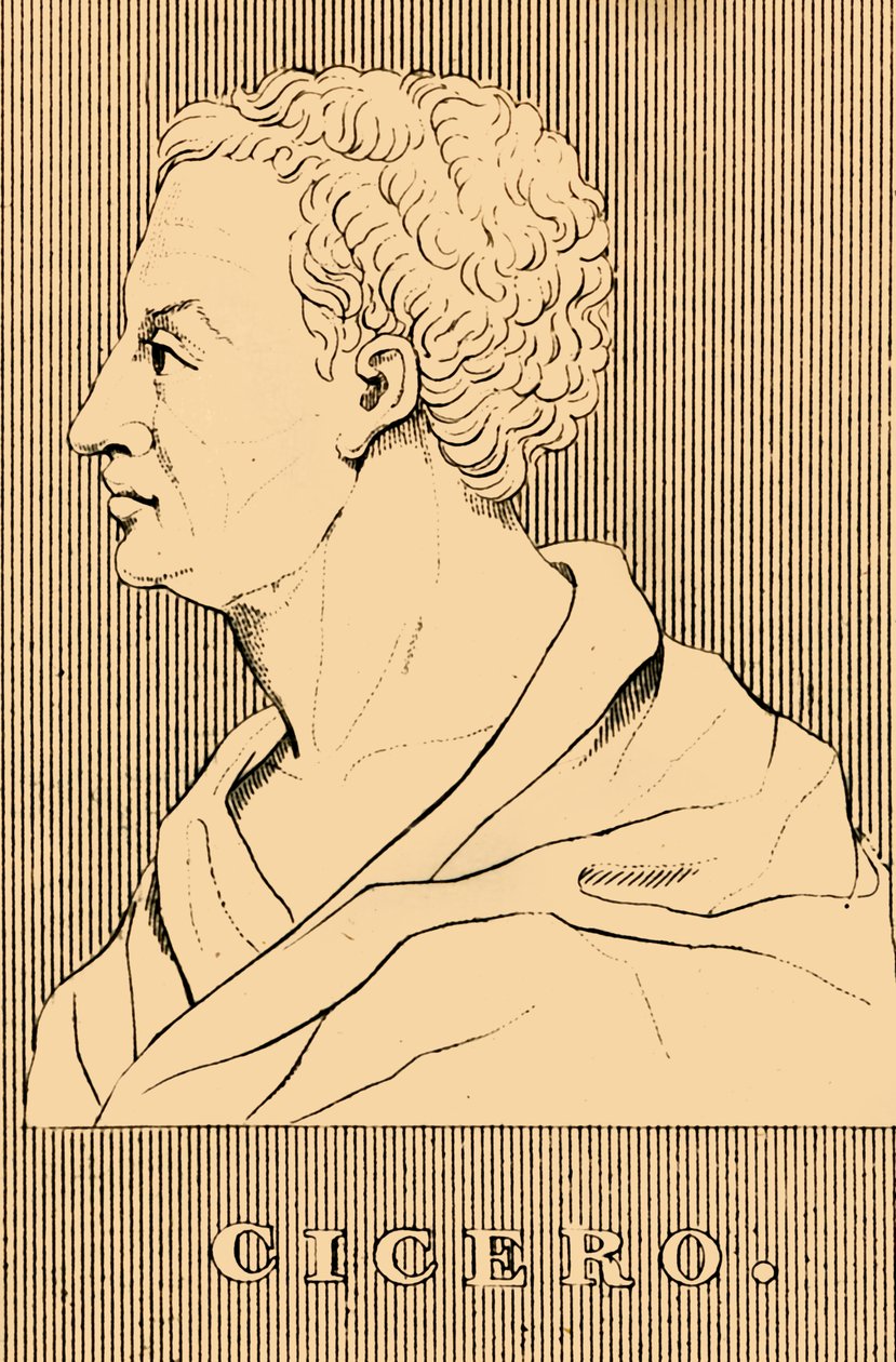 Cicero, 106-43 f.Kr., 1830. af Unbekannt
