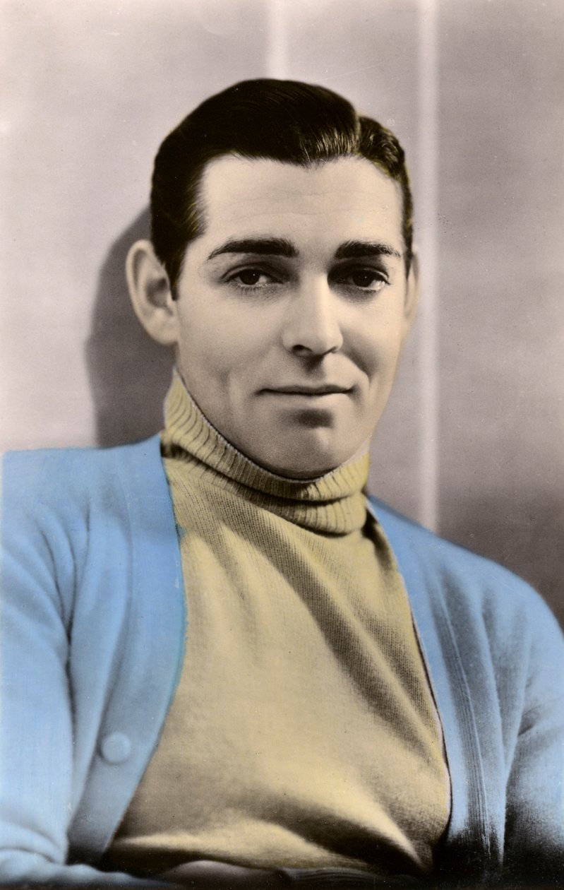 Clark Gable 1901-1960, amerikansk skuespiller, 20. århundrede af Unbekannt