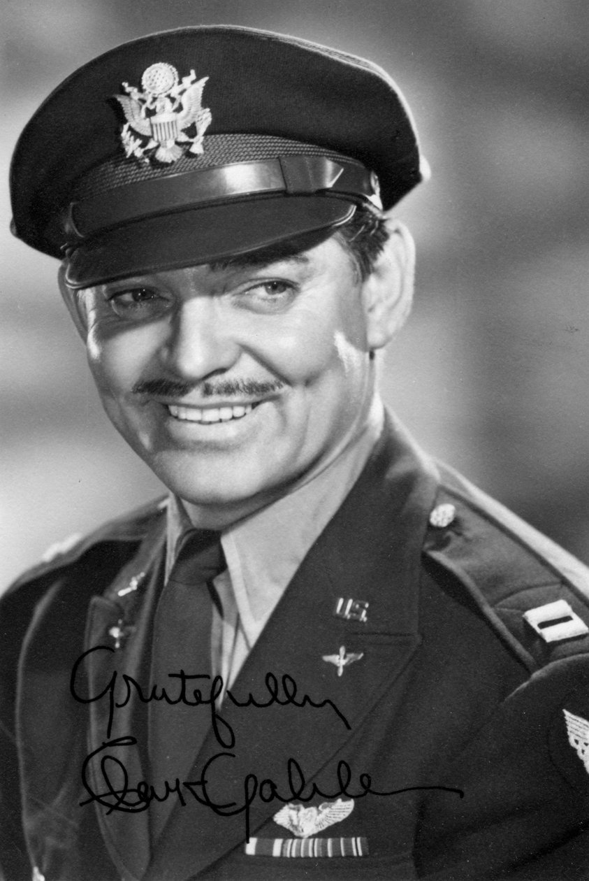 Clark Gable, amerikansk skuespiller, c1942-1945 af Unbekannt