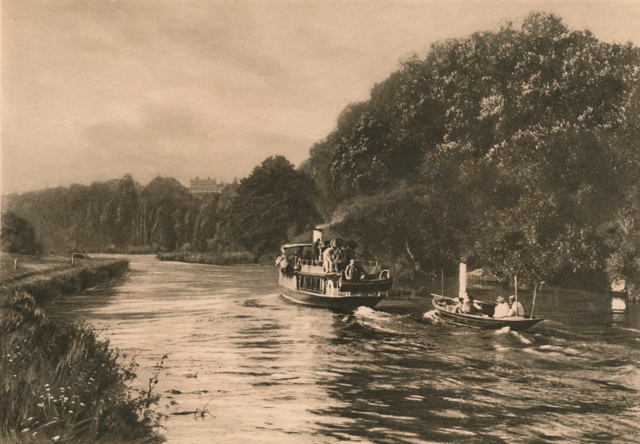 Cliefden Reach, 1902 af Unbekannt