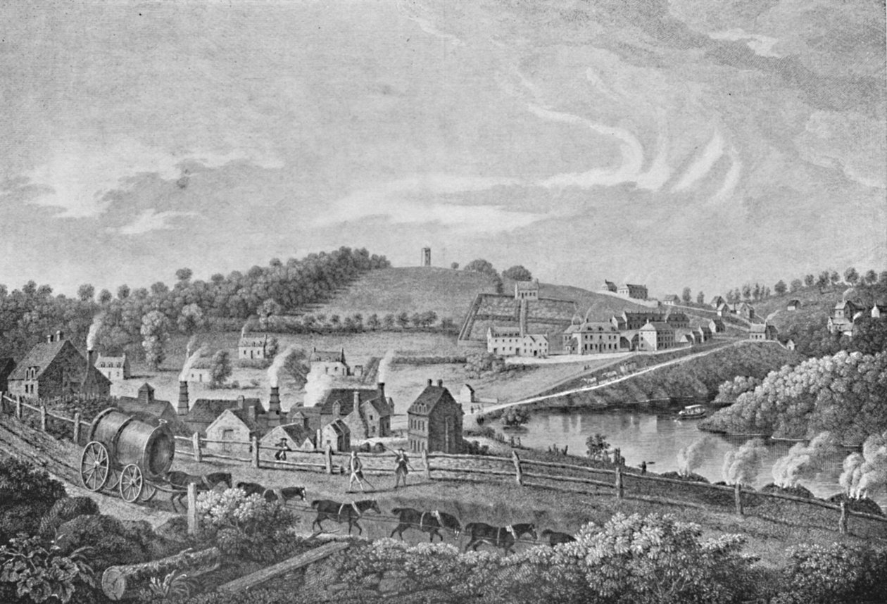 Coalbrookdale i 1758, 1758, 1904 af Unbekannt