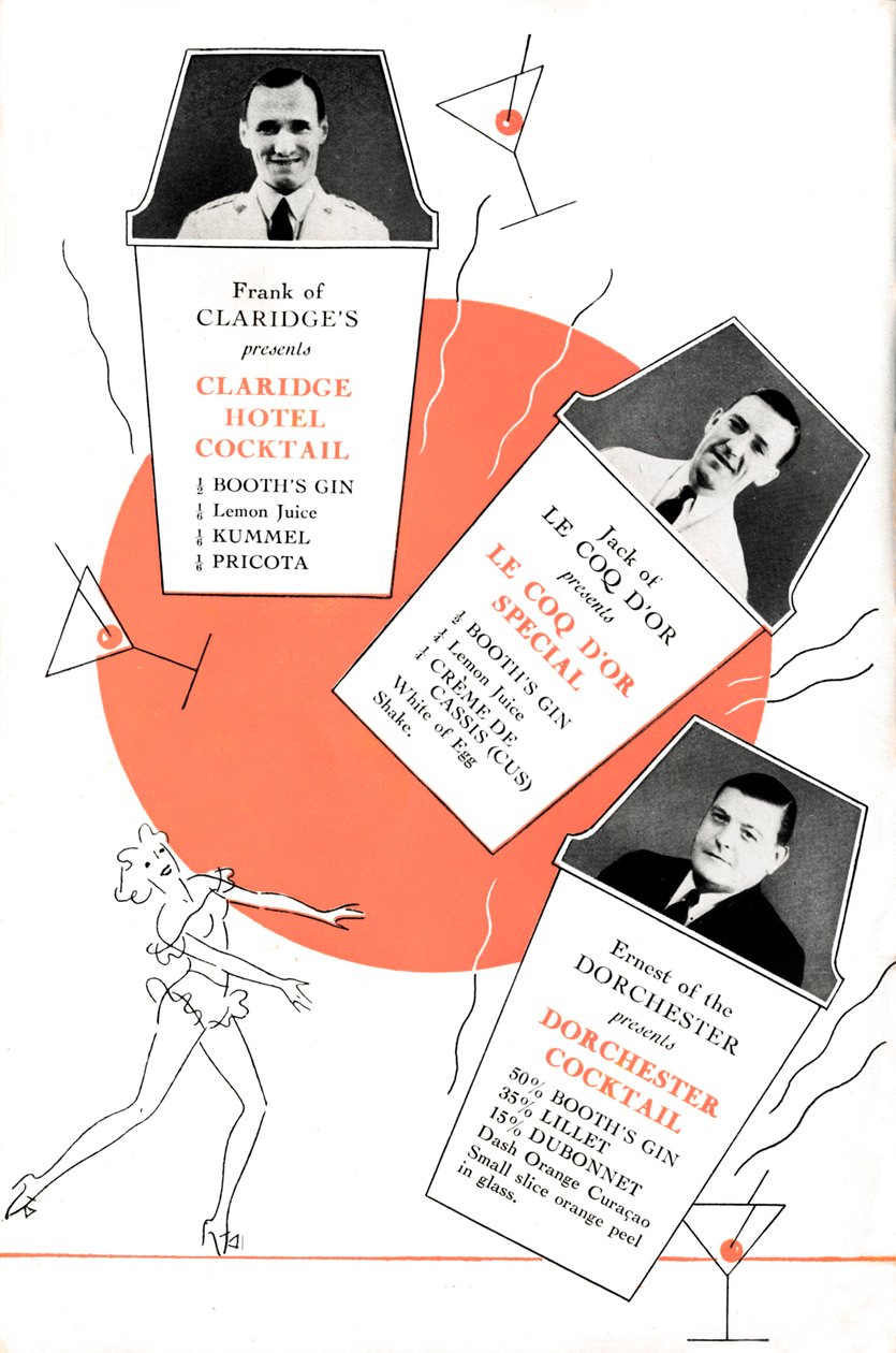 Cocktailopskrifter, c1935 1935. af Unbekannt