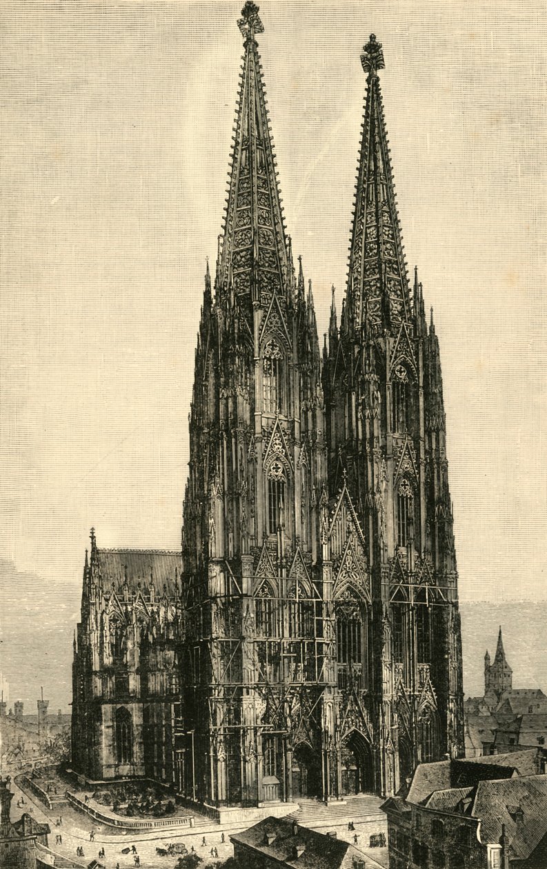 Kölner Domkirke, 1890. af Unbekannt