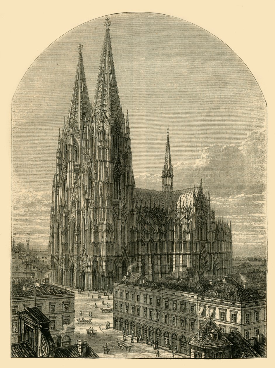 Kölner Domkirke færdiggjort, 1881. af Unbekannt