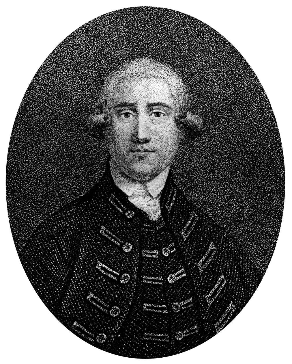 Oberst James Gardiner 1688-1745, skotsk soldat, 1837 af Unbekannt