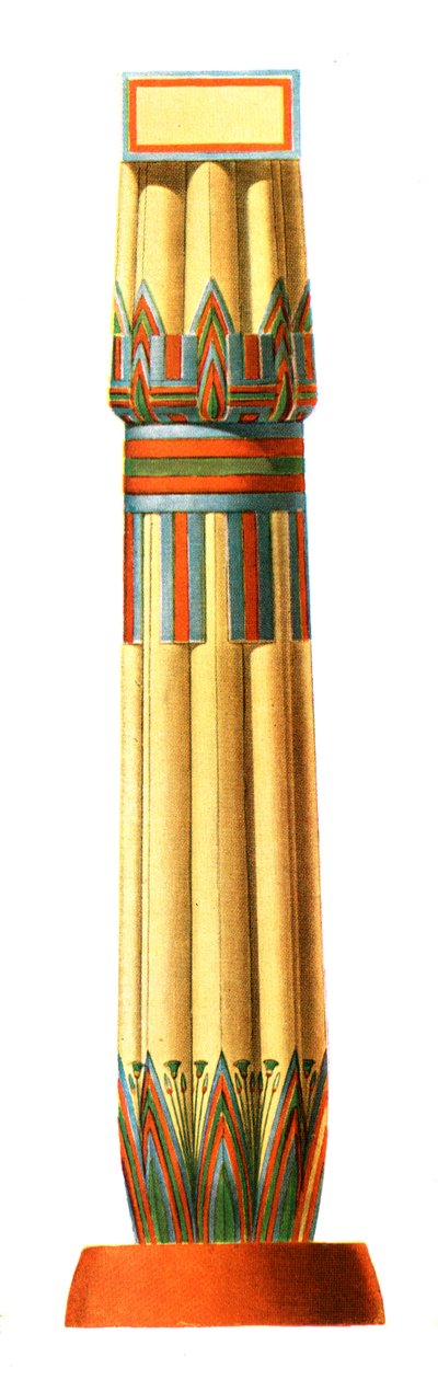 Søjle fra Luxor, Egypten, 1928. af Unbekannt