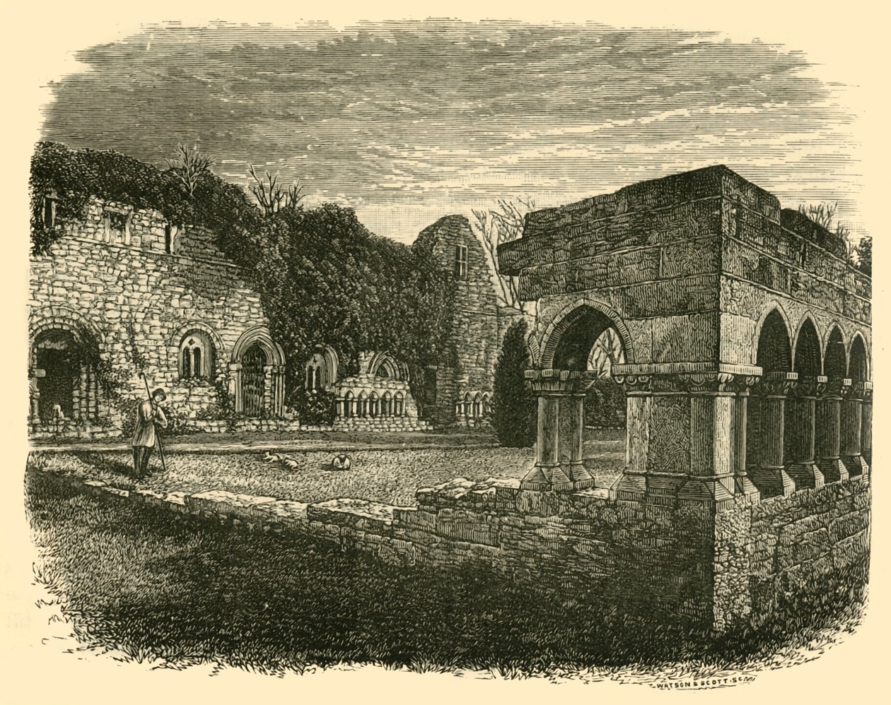 Cong Abbey, 1898. af Unbekannt