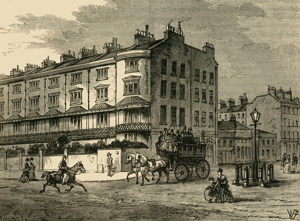 Connaught Place, c1876. af Unbekannt
