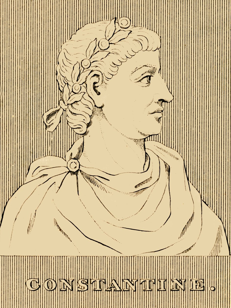 Konstantin, 272 - 337 e.Kr., 1830. af Unbekannt