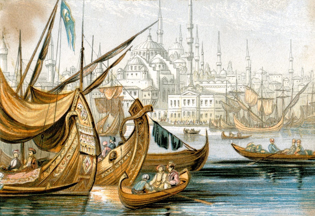Konstantinopel, Tyrkiet, 1800-tallet af Unbekannt