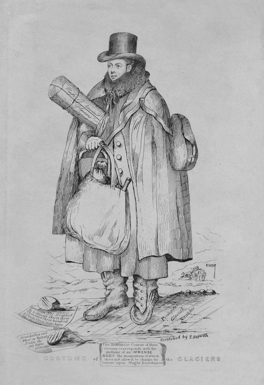 Glaciernes kostume, 1875. af Unbekannt
