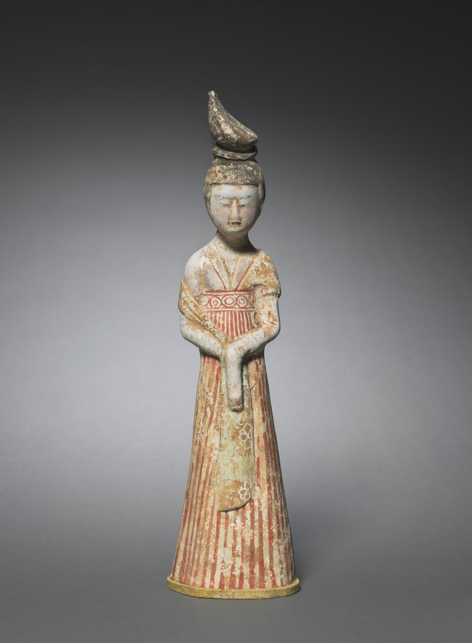 Hofdame med High Chignon, ca. 700-750. af Unbekannt