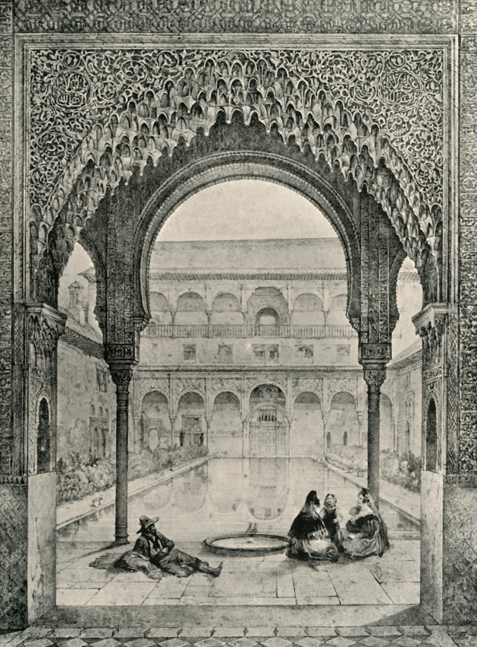 Court of the Fish-Pond, 1800-tallet, 1907. af Unbekannt