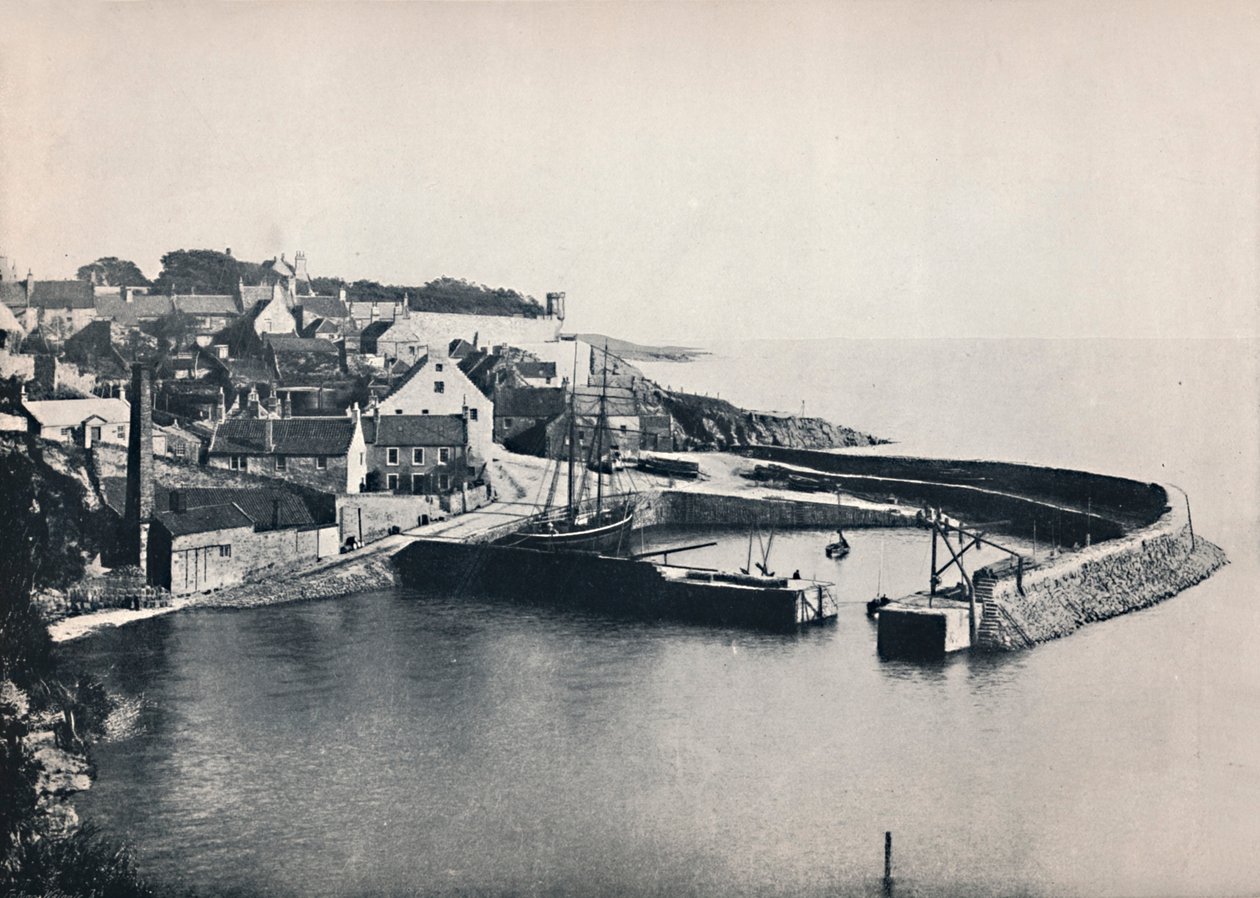 Crail - Landsbyen og havnen, 1895 af Unbekannt