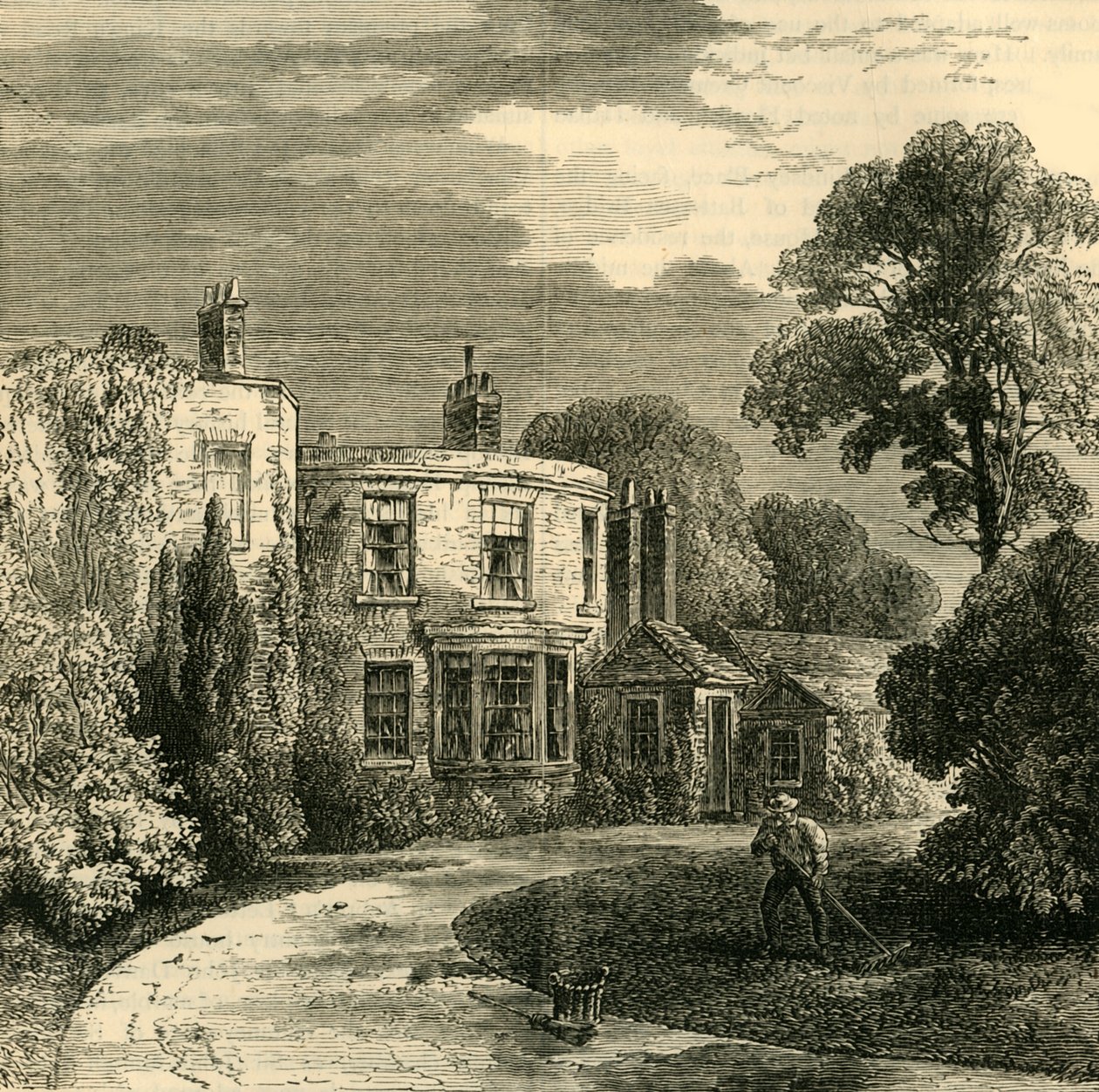 Cremorne Farm, 1829, c1876. af Unbekannt