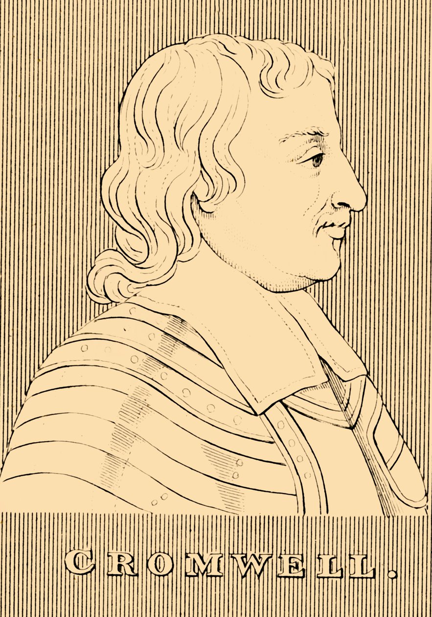 Cromwell, 1599-1658, 1830. af Unbekannt