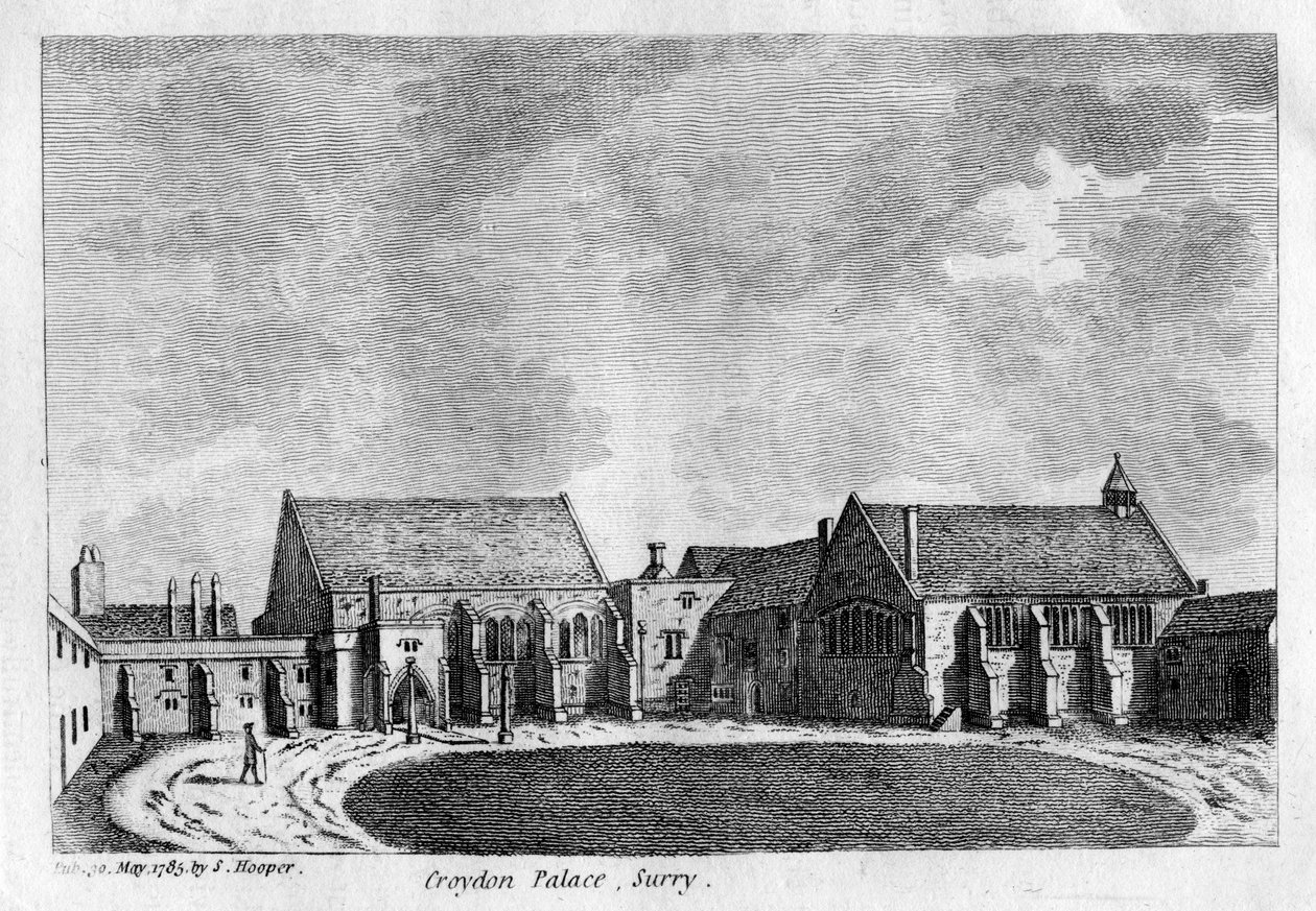 Croydon Palace, Surrey, 1785 af Unbekannt