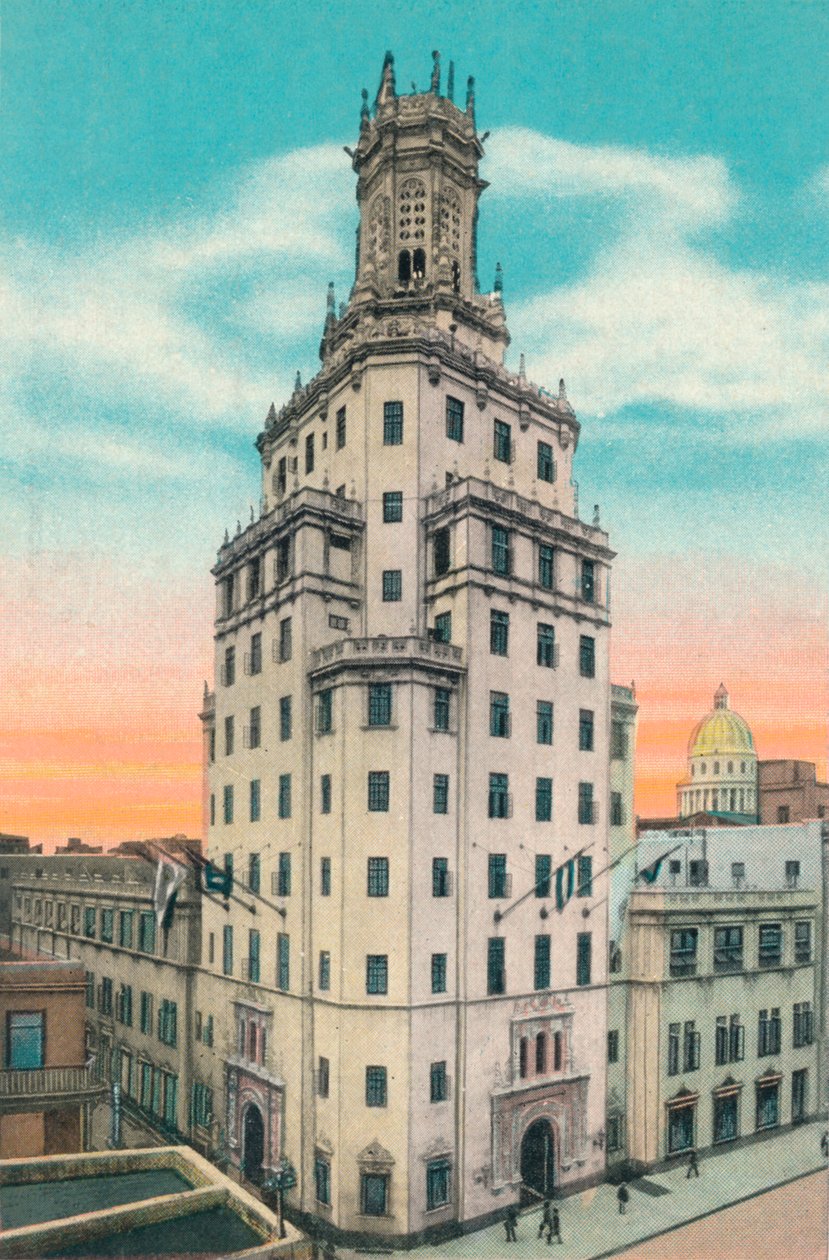 Cubansk telefonselskab, Havana, Cuba, c1910 af Unbekannt
