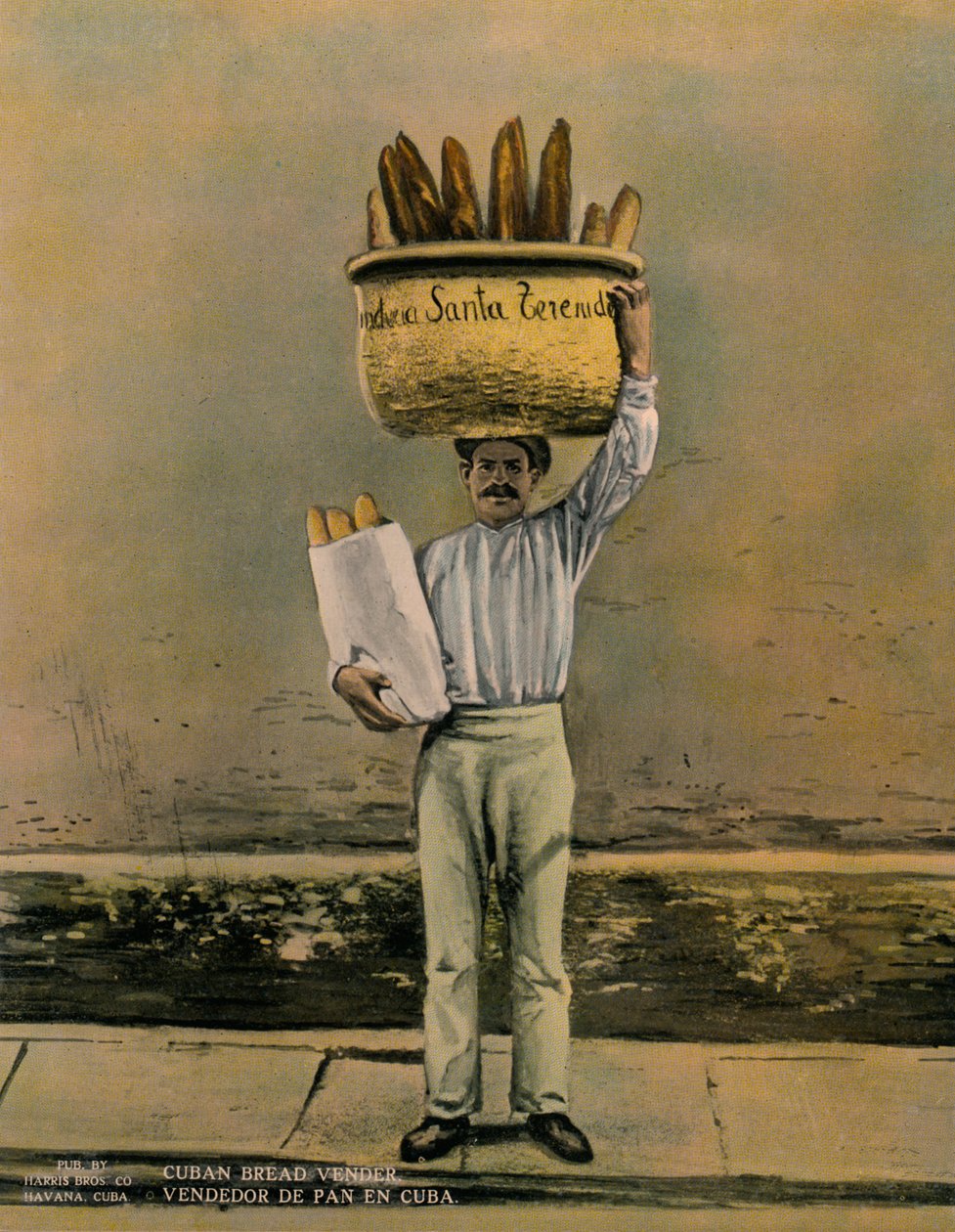 Cubansk brødsælger, c1920 af Unbekannt