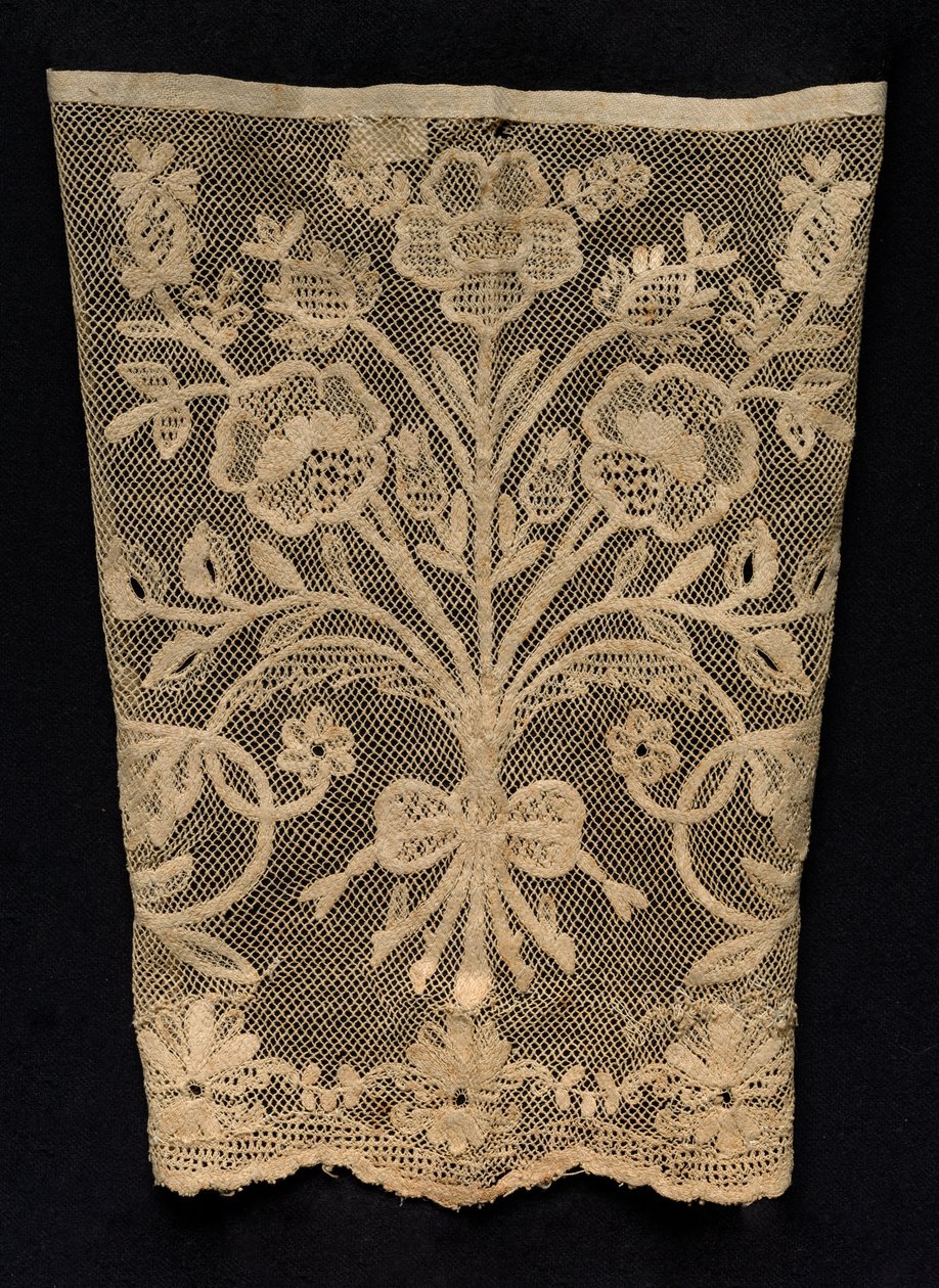 Manchet med blomsterranker, 1800-tallet. af Unbekannt
