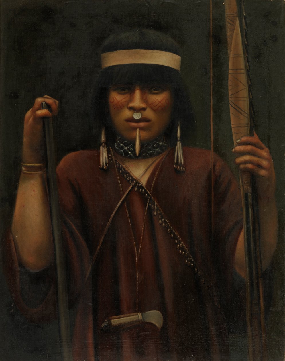 Cunivo indisk, ca. 1890-1892. af Unbekannt
