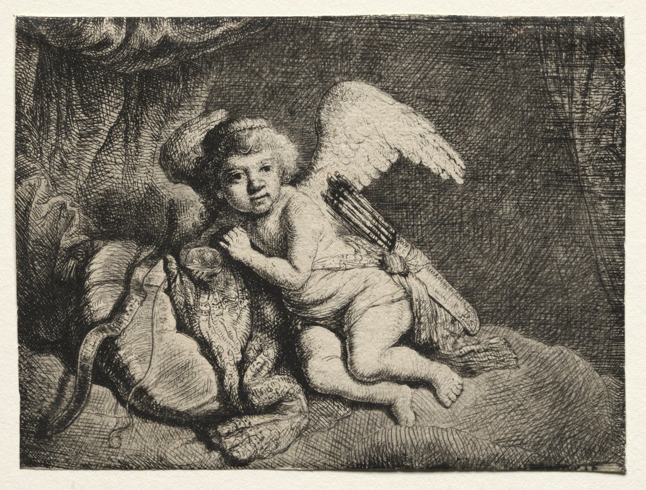 Amor hvile, 1600-tallet. af Unbekannt
