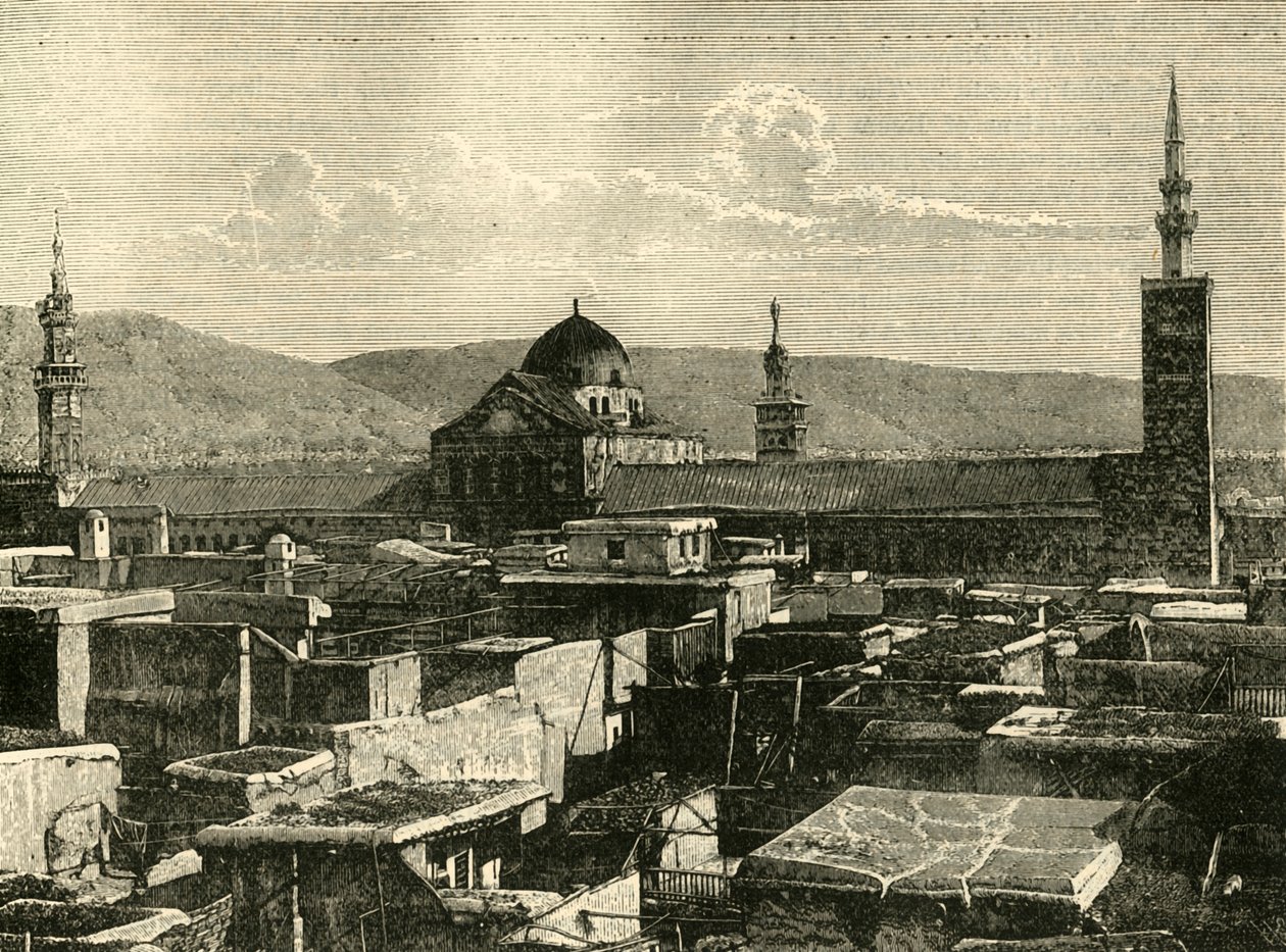 Damaskus, 1890. af Unbekannt