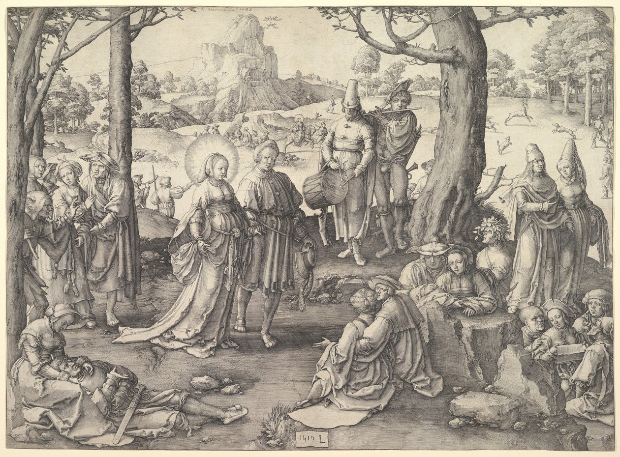 Dans af St. Mary Magdalene, 1519. af Unbekannt
