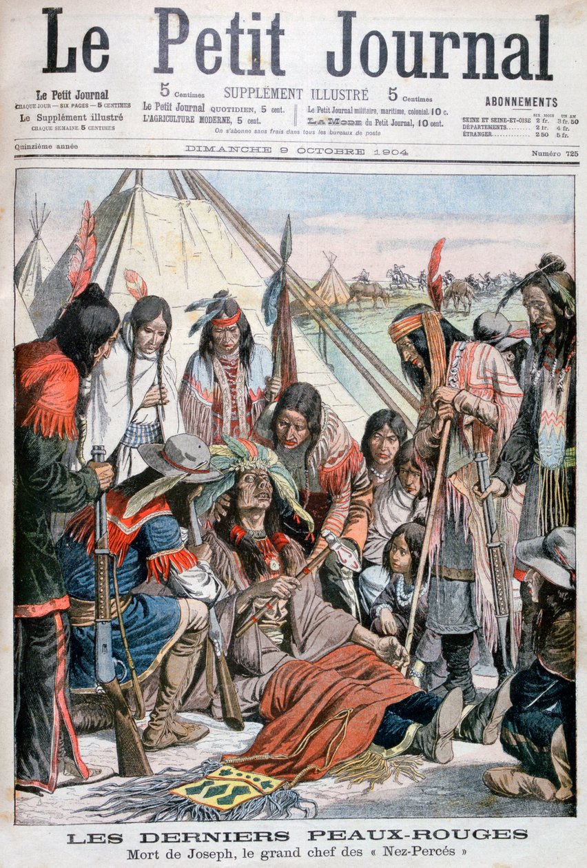 Joseph, chef for Nez-Perce, død, 1904 af Unbekannt