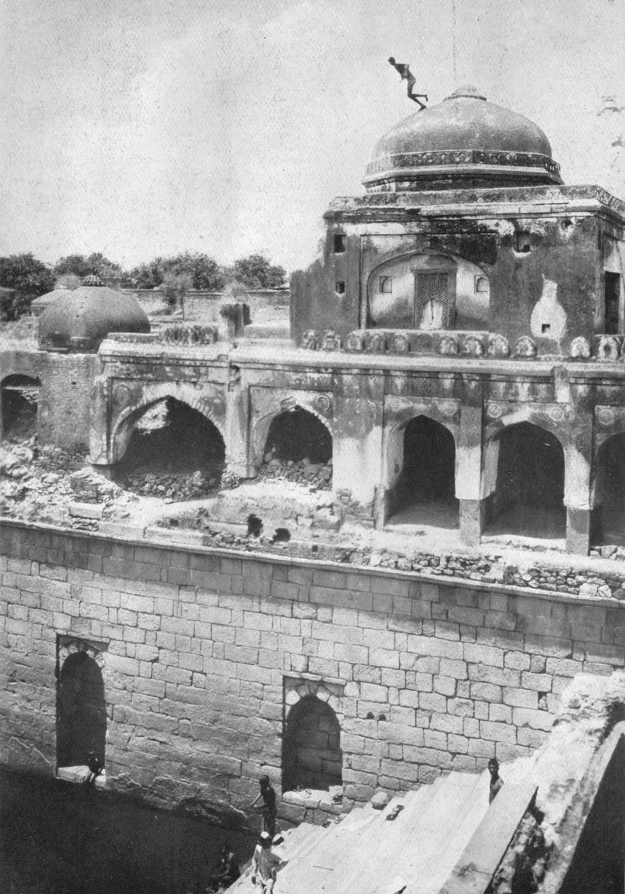 Delhi. Et farligt dyk, c1910. af Unbekannt
